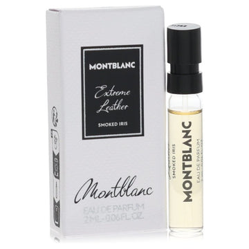 Montblanc Extreme Leather Smoked Iris by Mont Blanc Vial (sample) .06 oz for Men