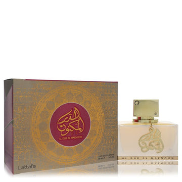 Lattafa Al Dur Al Maknoon Gold by Lattafa Eau De Parfum Spray (Unisex) 3.4 oz for Men - Perfume Maximum